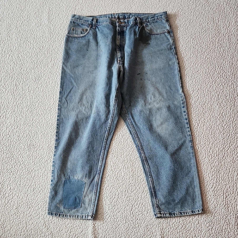 Members Mark Heavily Distressed Destroyed Acid Washed Bootcut Jeans